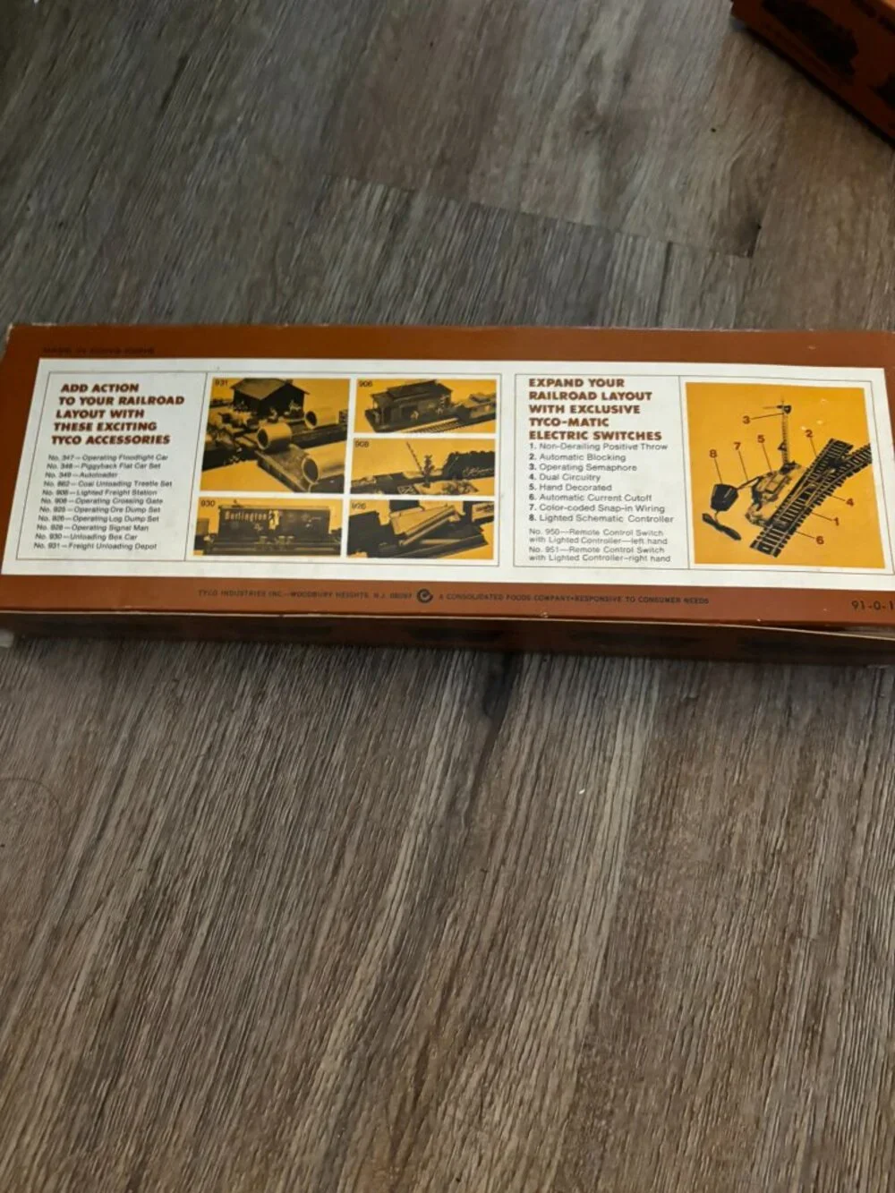 Tyco HO Box Car CP Rail 9208 Railroad Train Set up display w/box